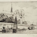 Józef Pankiewicz, Notre-Dame Cathedral in Paris, 1903