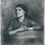 Ignacy Łopieński, Praying Bavarian Woman, 1890